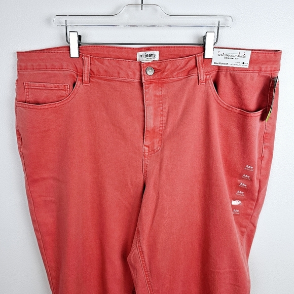 Maurices Slim Straight Ankle Mid Rise Super Stretch Jeans Pants NWT - Picture 5 of 11